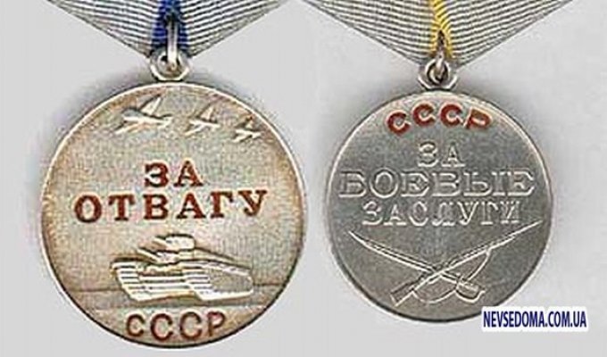 Medal for courage (3 photos)