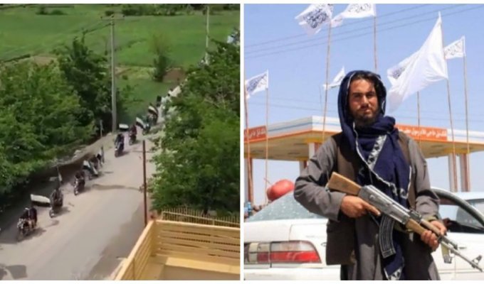 Талибы открыли огонь по митингующим в поддержку флага Афганистана (5 фото + 3 видео)