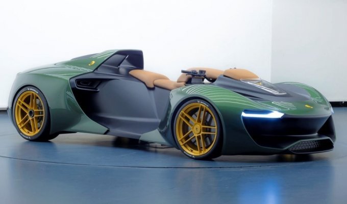 British Engler has created a hybrid of a sports car and an ATV with a power of 1200 hp. (12 photos + 1 video)