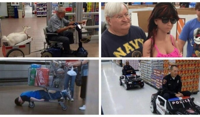 20 фотографий, передающих уникальную атмосферу американских магазинов Wal-Mart (21 фото)