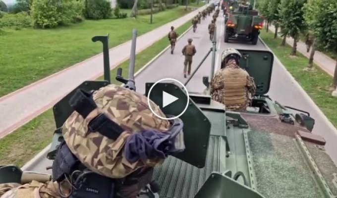 Латвия и Литва перебрасывают дополнительные войска и технику к границе с Беларусью