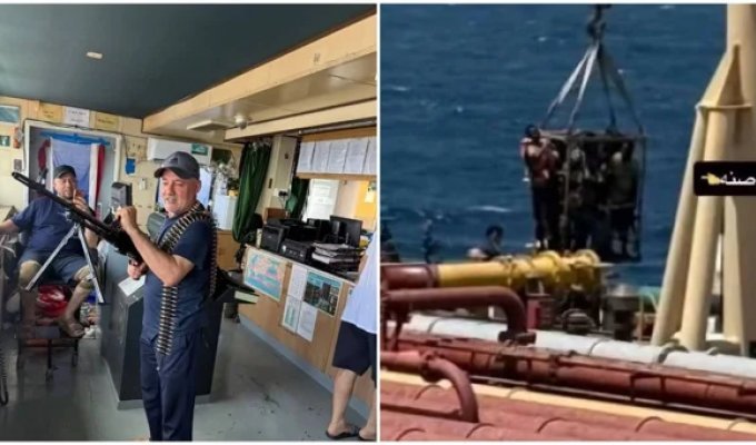 Иракское племя отбило нефтяной танкер у сомалийских пиратов (2 фото + 2 видео)