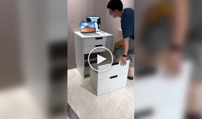 A nightstand for a small apartment