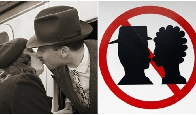 Странный запрет во Франции: там нельзя целоваться на вокзалах (5 фото)