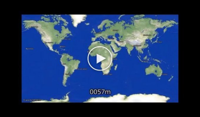 Повышение уровня Мирового Океана и как это будет выглядить на максимальном уровне