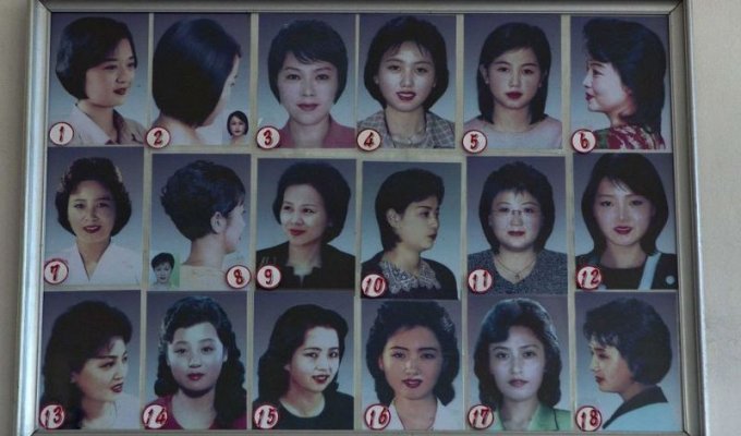 Стрижки которые разрешены в Северной Корее (1 фото)