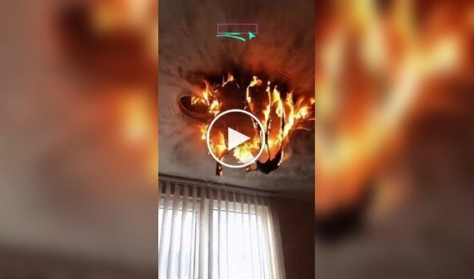 How stretch ceilings burn