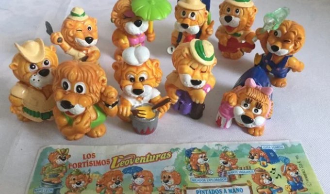 Детство в шоколаде: самые популярные коллекции Kinder Сюрприз (18 фото)