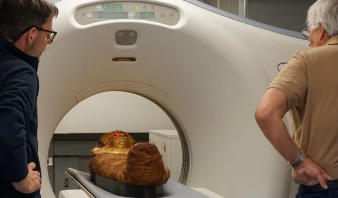 CT scan reveals the secret of a three-thousand-year-old mummy (6 photos + 1 video)