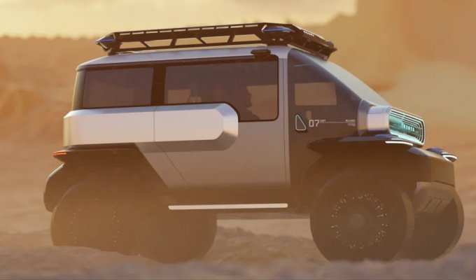 Toyota Baby Lunar Cruiser concept for the Moon and Mars (7 photos)