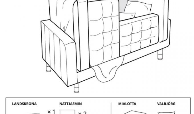 Крепости от IKEA (6 фото)