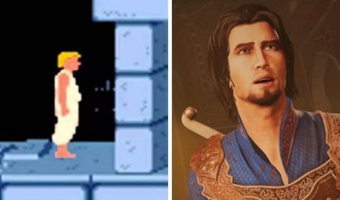 How famous video game characters have changed over the years (13 photos)