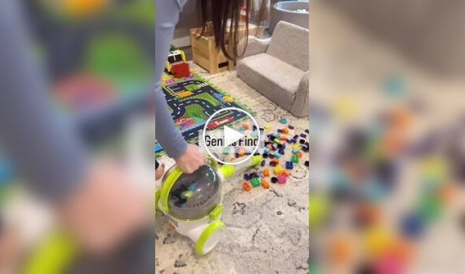 A vacuum cleaner for those whose children are LEGO fans