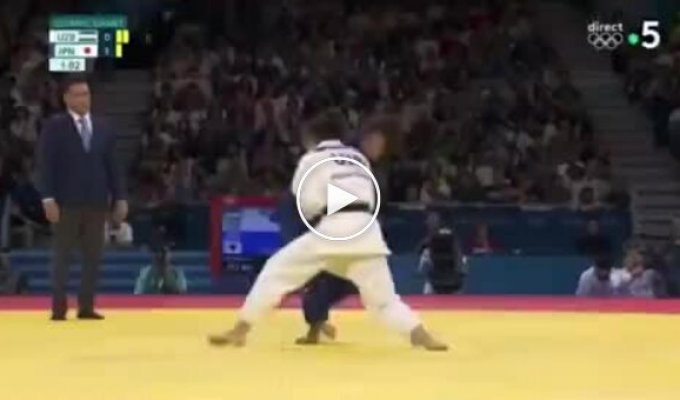 Judoist Uta Abe threw a tantrum after a defeat