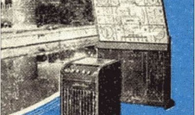 Телевизор с большим экраном 'Москва' из прошлого (10 фото)