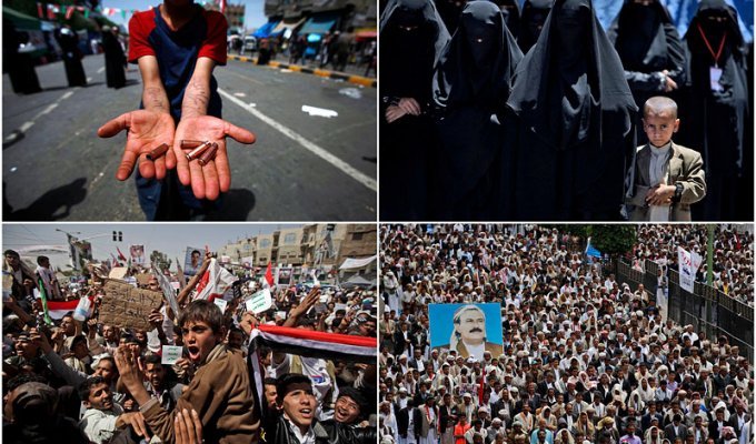 Беспорядки в Йемене (28 фото)