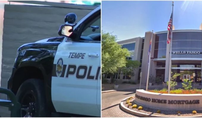 In the US, a bank employee died at work, but her colleagues did not notice (2 photos + 2 videos)