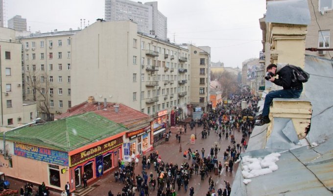 Парад в Москве на День Святого Патрика (18 фото)