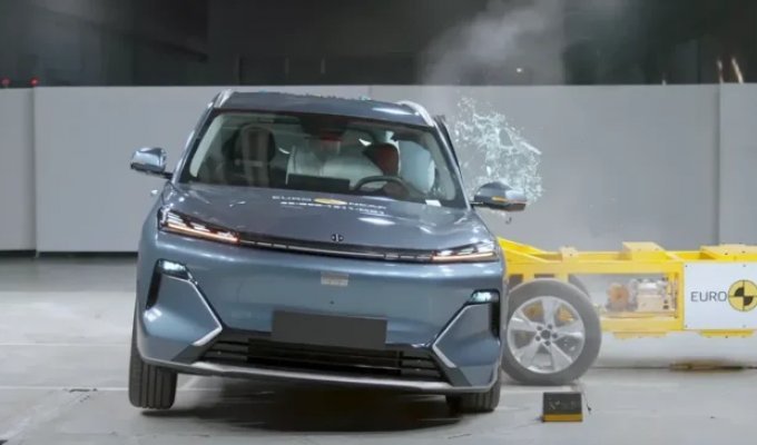 Безопасность трёх кроссоверов Geely, Exlantix и Chery проверили по европейской методике Euro NCAP (7 фото)