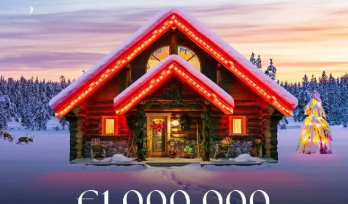 Дом Санта-Клауса на Северном полюсе (4 фото)