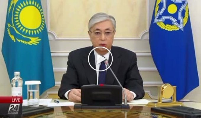 Путин заявил, что боевиков для Казахстана подготавливали за рубежом