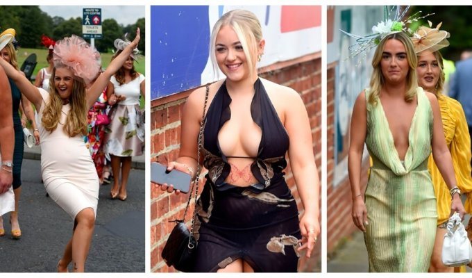 Glamorous visitors to the races in York showed themselves in all their glory (27 photos)