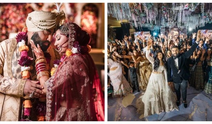Наречена з Індії витратила 2 мільйони доларів на весілля у США (15 фото)