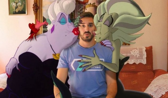 Spanish Photoshop Master Puts Disney Characters Into His Photos (15 Photos)