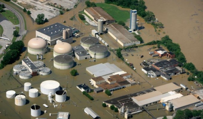 Наводнение в США (13 фото)