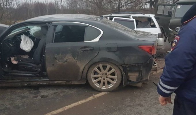 Во Владимирской области по вине неадекватного водителя погибли два человека (5 фото + 1 видео)