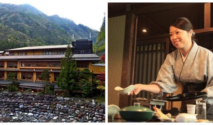 Старейший отель Японии и мира: возраст давно перевалил за 1000 лет, а он всё ещё работает (7 фото)