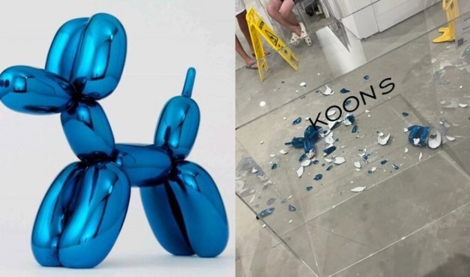 "Это воздушный шар?": американка пришла на выставку и разбила скульптуру стоимостью 42 тысячи долларов (5 фото + 1 видео)