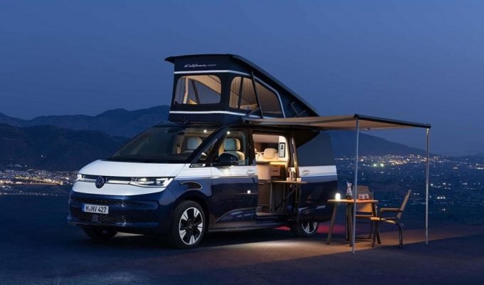 Volkswagen T7 California 2024 - a compact and chic motorhome (15 photos)