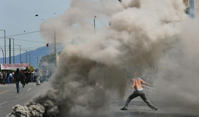 Забастовки в Греции (26 фото)