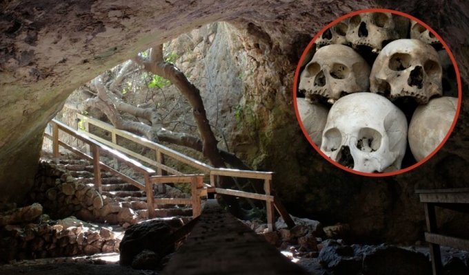В Израиле нашли ритуальную пещеру древних некромантов (5 фото)