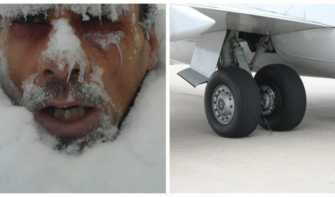 Безквитковий з Алжиру вижив, пролетівши більше двох годин у ніші шасі літака (2 фото)