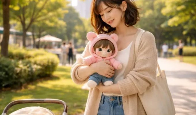 Как  Китай подсел на  «безболезненное материнство» (7 фото)