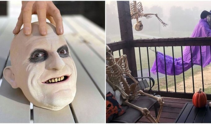30 creepy and cool Halloween decorations (31 photos)