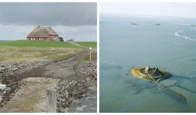 Острова-призраки Ваттового моря (14 фото)