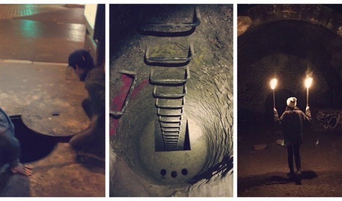 Туристы спустились через люк в заброшенные катакомбы Парижа (38 фото)