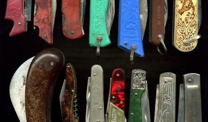 Перочинные ножи родом из СССР (14 фото)