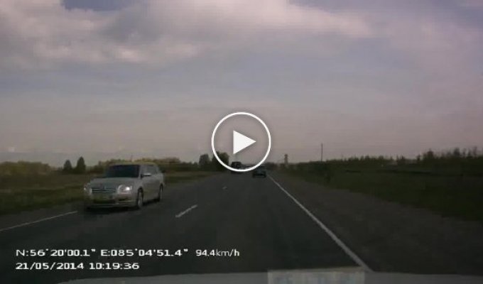 Авария на трассе Томск-Светлый