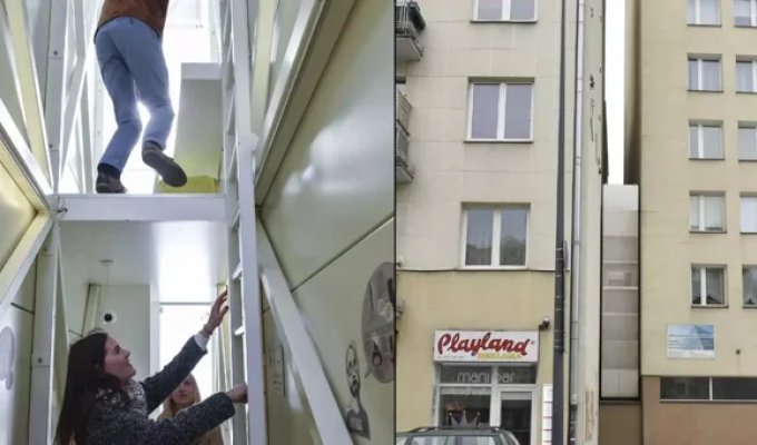 The narrowest house in the world, only 92 cm wide (6 photos)