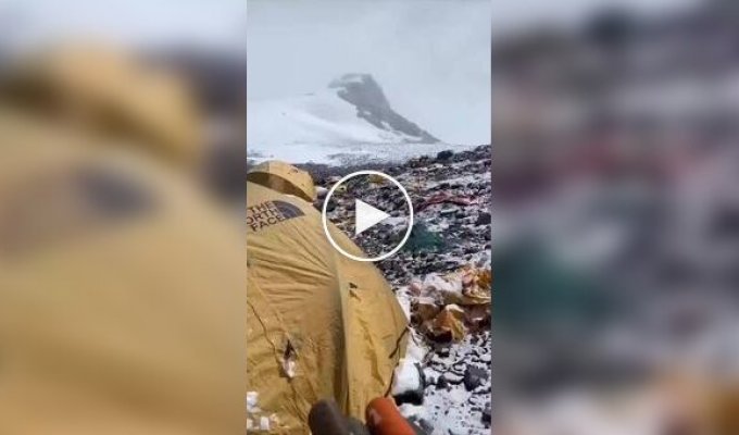 12 tons of feces accumulated on Everest: tourists continue to shit
