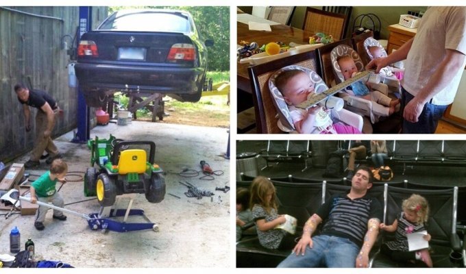 40 fathers who know a lot about parenting (41 photos)