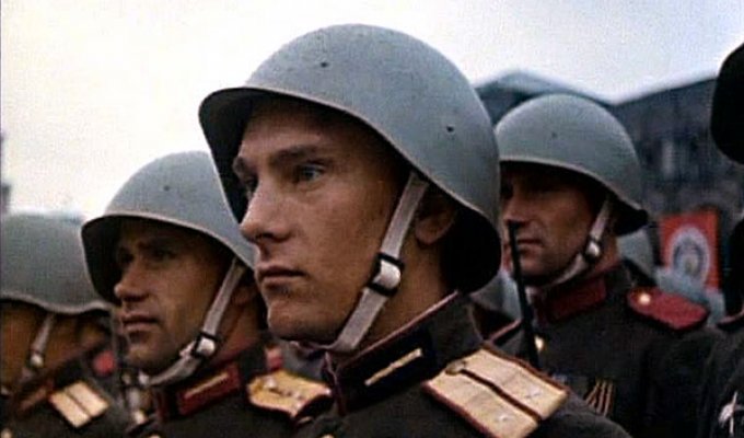 Цветные фотографии Парада Победы, 1945г. (11 фотографий)