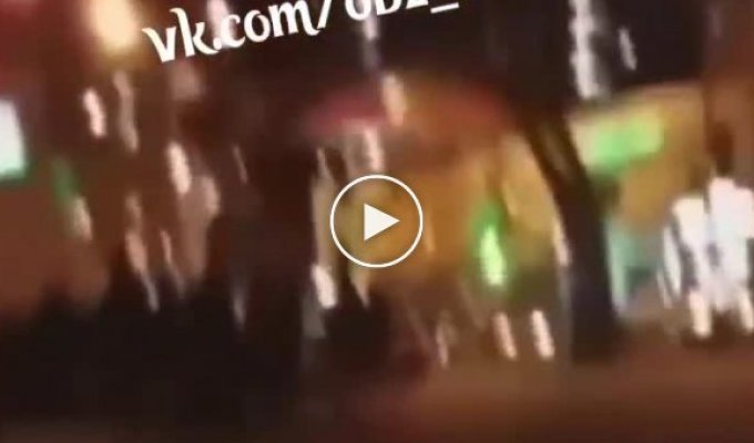 Массовая межнациональная драка в Домодедове попала на видео