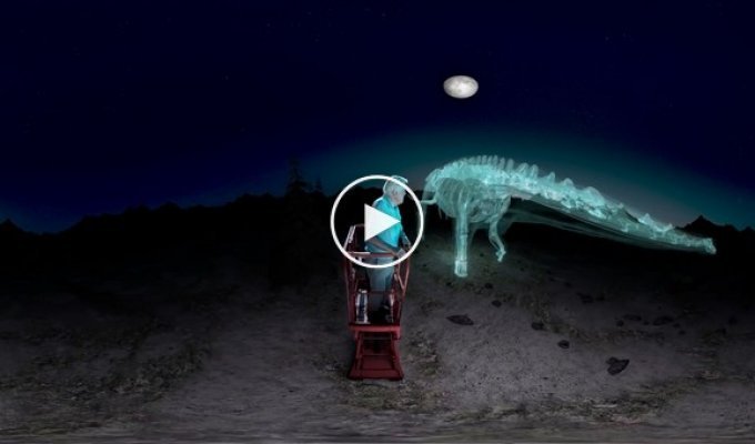 BBC воссоздала в виртуальной реальности самого большого из известных динозавров