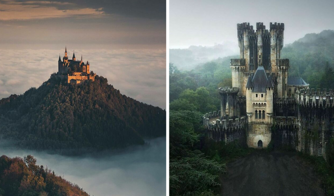 Самые красивые замки и дворцы в мире (36 фото)