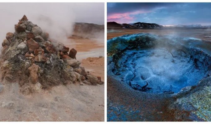Намафьядль – дышащая пустыня Исландии, где можно заглянуть в нутро Земли (30 фото + 1 видео)